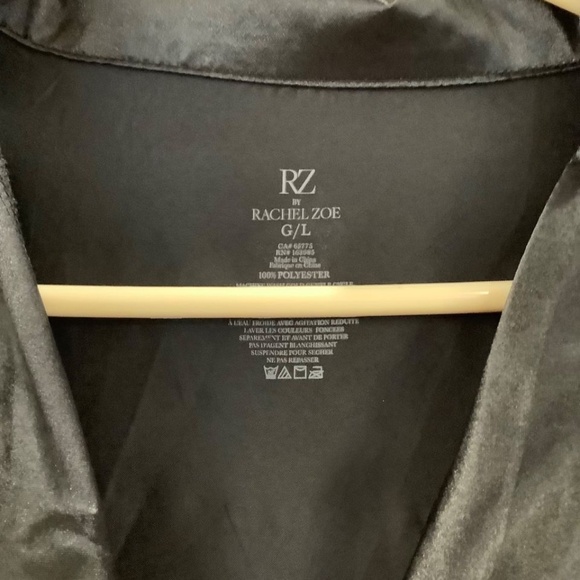 Women’s black satin Pajamas Sz Large - Picture 2 of 4